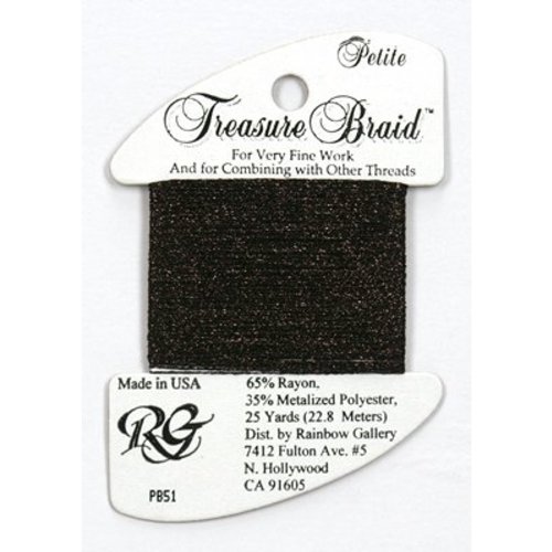 Rainbow Gallery Petite Treasure Braid Dark Chocolate - Rainbow Gallery