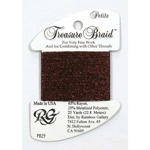 Rainbow Gallery Petite Treasure Braid Burgundy - Rainbow Gallery