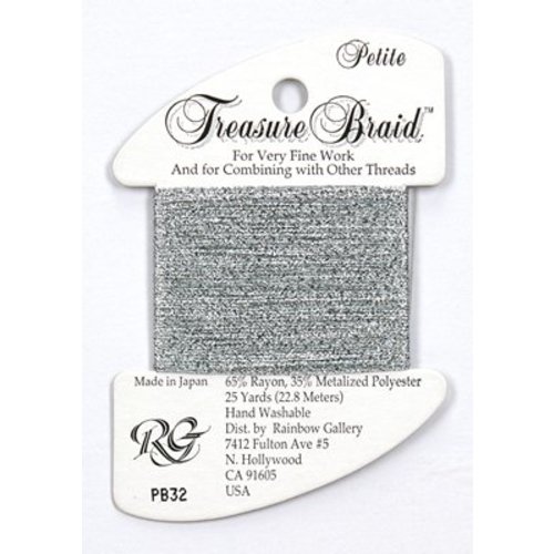 Rainbow Gallery Petite Treasure Braid Silver Grey - Rainbow Gallery