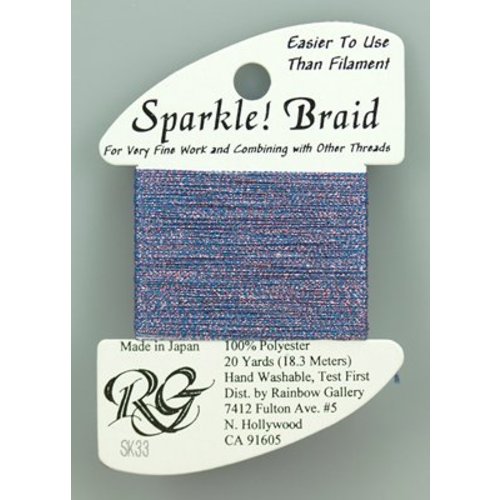 Rainbow Gallery Sparkle Braid Blue Violet - Rainbow Gallery