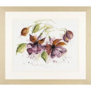 Lanarte Telpakket kit Fuchsia in aquarel