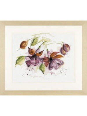 Lanarte Telpakket kit Fuchsia in aquarel