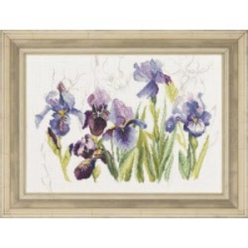Lanarte Telpakket kit 3 Blauwe irissen Lanarte Telpakket kit 3 Blauwe irissen