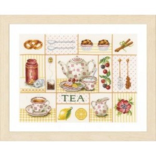 Lanarte Telpakket kit Tea party Lanarte Telpakket kit Tea party