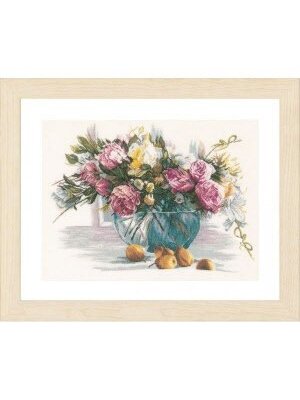 Lanarte Telpakket kit Stilleven van bloemen
