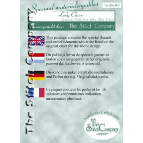 The Stitch Company Lavender & Lace 45 - Lady Claire - spec. mat. The Stitch Company Lavender & Lace 45 - Lady Claire - spec. mat.