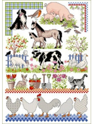 Lindner’s Kreuzstiche Patroon Lindner 019 - Landleven