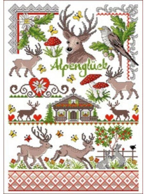 Lindner’s Kreuzstiche Patroon Lindner 027 - Alpengeluk