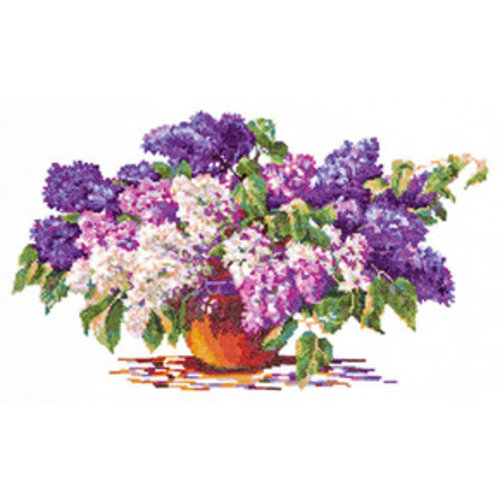 Magic Needle Borduurpakket Lilac Bouquet - Magic Needle