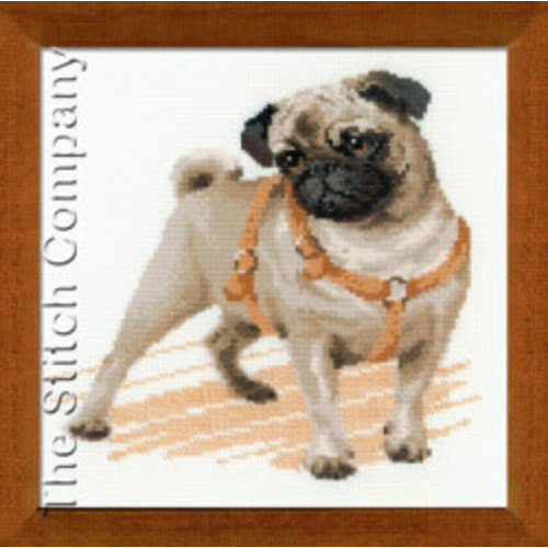 RIOLIS Borduurpakket Pug dog - RIOLIS