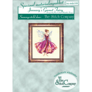 The Stitch Company Materiaalpakket January's Garnet Fairy - The Stitch Company