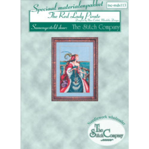 The Stitch Company Materiaalpakket The Red Lady Pirate - The Stitch Company