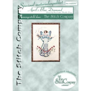 The Stitch Company Materiaalpakket April's Blue Diamond - The Stitch Company