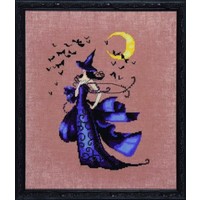 Borduurpatroon Bewitching Collection - Raven - Mirabilia Designs