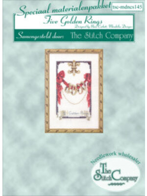 Nora Corbett Materiaalpakket Five Golden Rings - The Stitch Company