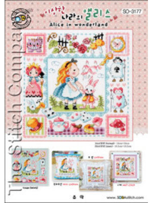 Soda Stitch Alice in wonderland