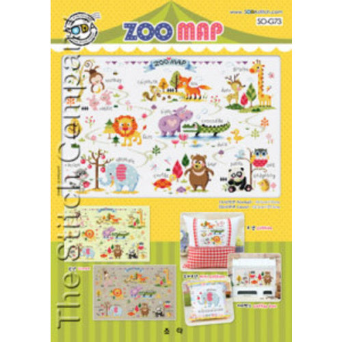 Soda Stitch Zoo Map