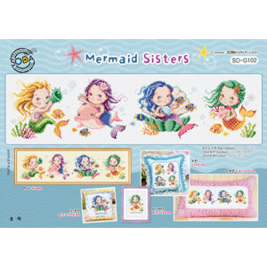 Soda Stitch Mermaid sisters