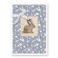 Borduurpakket Postcard Bunny - Luca-S