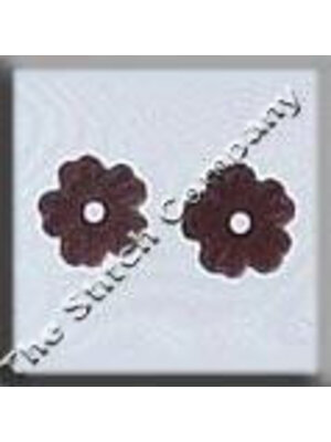 Mill Hill Glass Treasures Very Pet. Flower-M.Lght. Rose (2) - Mill Hill