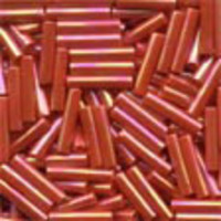 Medium Bugle Beads Red Rainbow - Mill Hill