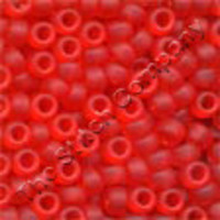 Pony Beads 6/0 Frosted Red Red - Mill Hill