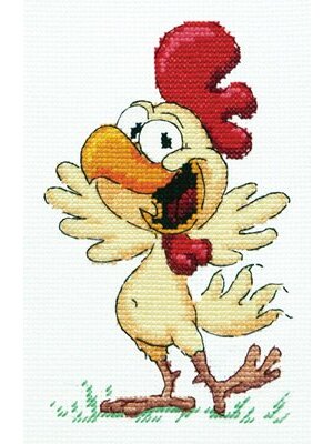 Magic Needle CI Borduurpakket Cock-A-Doodle-Doo! - Magic Needle