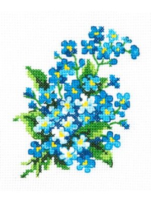 Magic Needle CI Borduurpakket Forget-me-nots - Magic Needle