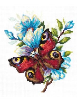 Magic Needle CI Borduurpakket Peacock butterfly - Magic Needle