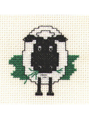 Mouseloft Borduurpakket Farmyard Sheep - Mouseloft