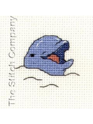 Mouseloft Borduurpakket Smiling Dolphin - Mouseloft