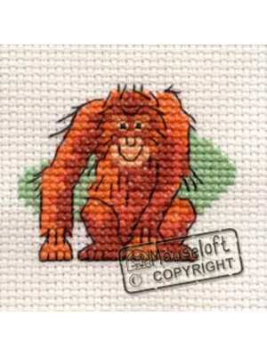 Mouseloft Borduurpakket Orang-utan - Mouseloft