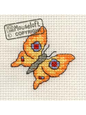 Mouseloft Borduurpakket Bright Butterfly - Mouseloft