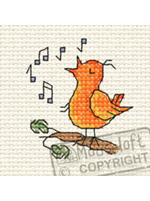 Mouseloft Borduurpakket Chirpy Bird in the Woods - Mouseloft