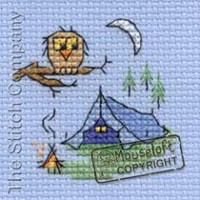 Borduurpakket Camping - Mouseloft
