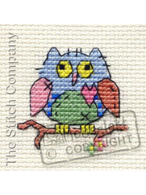 Mouseloft Borduurpakket Patchwork Owl - Mouseloft