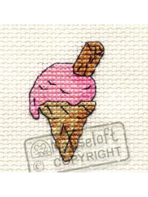 Mouseloft Borduurpakket Pink Ice Cream - Mouseloft