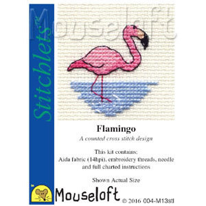 Mouseloft Borduurpakket Flamingo - Mouseloft