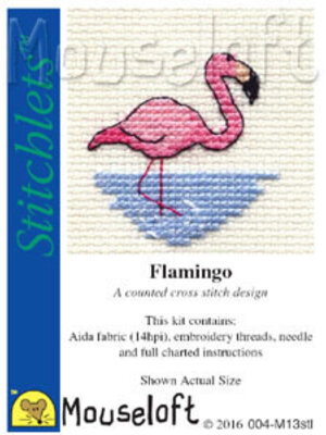 Mouseloft Borduurpakket Flamingo - Mouseloft