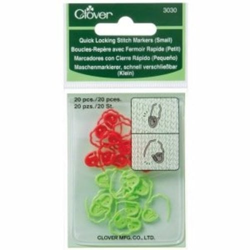 Clover Steekmarkeerders - Quick Locking Stitch Markers (small)