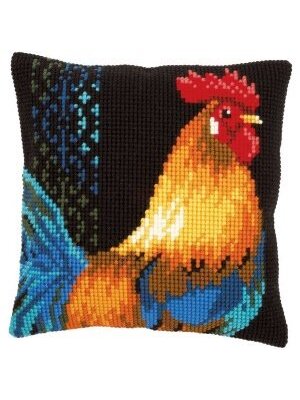 Vervaco Kruissteekkussen kit Fiere haan Vervaco Kruissteekkussen kit Fiere haan
