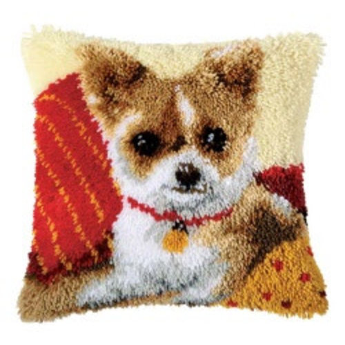 Vervaco Knoopkussen kit Chihuahua Vervaco Knoopkussen kit Chihuahua