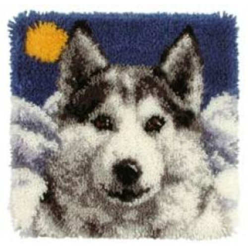 Vervaco Knoopkussen kit Wolf Vervaco Knoopkussen kit Wolf