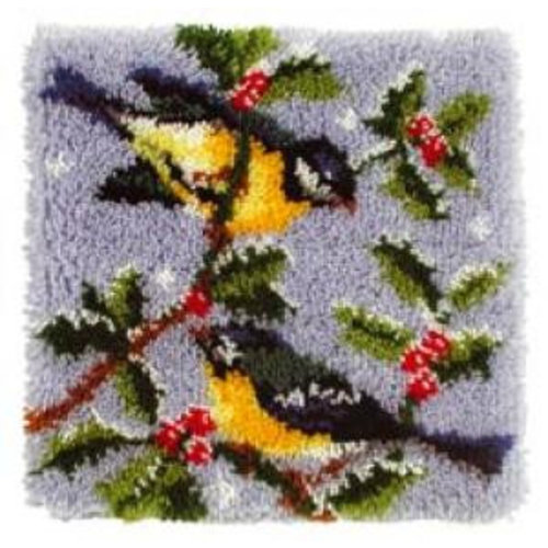 Vervaco Knoopkussen kit 2 Vogels Vervaco Knoopkussen kit 2 Vogels