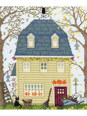 Bothy Threads Borduurpakket New England Homes - Fall - Bothy Threads