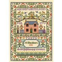 Borduurpakket Moira Blackburn - Country Cottage - Bothy Threads