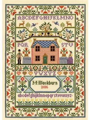 Bothy Threads Borduurpakket Moira Blackburn - Country Cottage - Bothy Threads