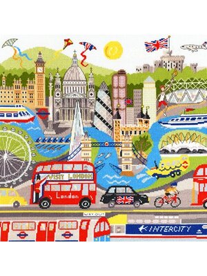 Bothy Threads Borduurpakket Julia Rigby - London - Bothy Threads