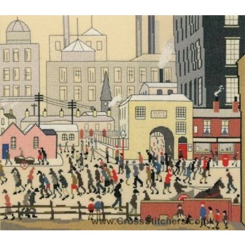 Bothy Threads Borduurpakket Lowry - Coming from the Mill - Bothy Threads Bothy Threads Borduurpakket Lowry - Coming from the Mill - Bothy Threads