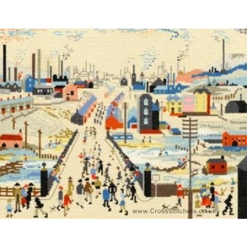 Bothy Threads Borduurpakket Lowry - Canal Bridge - Bothy Threads Bothy Threads Borduurpakket Lowry - Canal Bridge - Bothy Threads